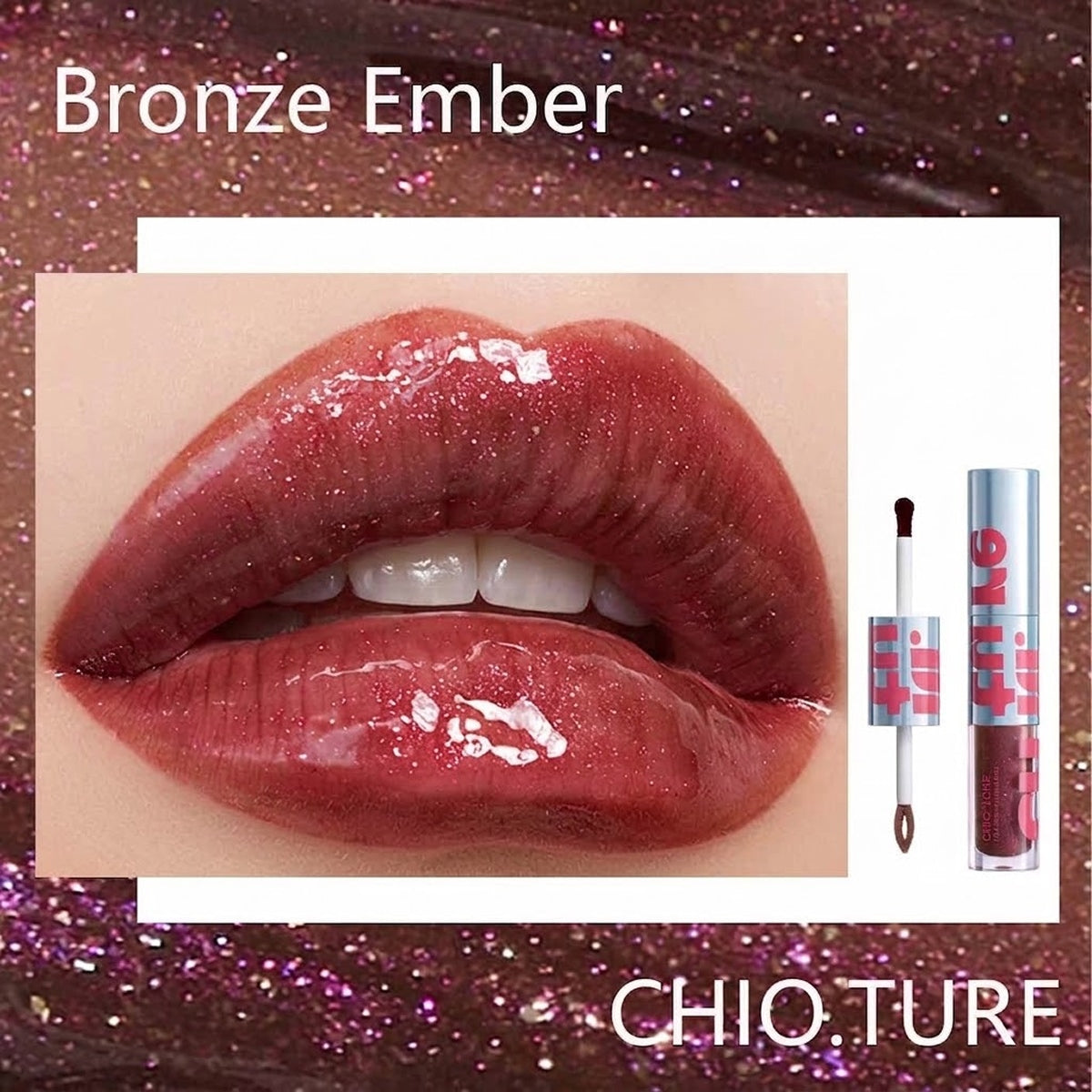 CHIOTURE Dual-Ended Lip Plumper Duo – Bronze Ember 05