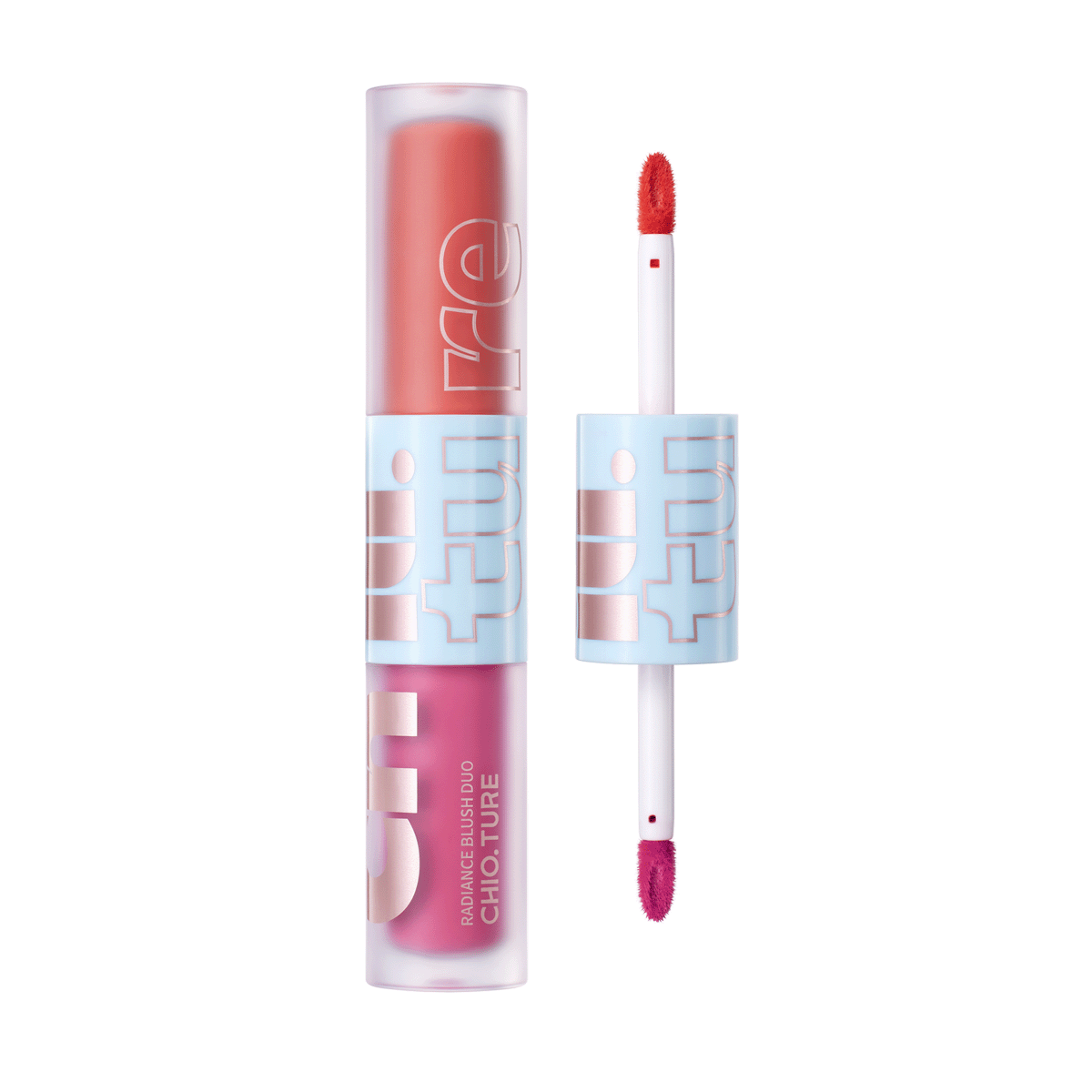 Sunset Mirage dual-ended blush applicators and product