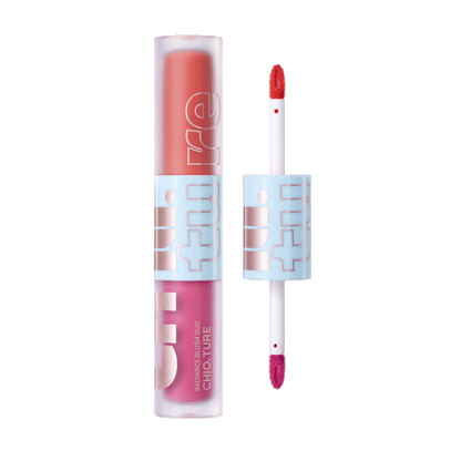 Sunset Mirage dual-ended blush applicators and product